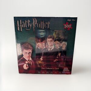 Harry Potter Visual Echo 3D Puzzle 500 Piece Sealed & Collector’s Card (Hobbico)